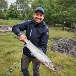At Bjerkreimselva Tengesdal (Bjerkreim, Rogaland)