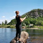 At Bjerkreimselva * Tengesdal (Bjerkreim, Rogaland)